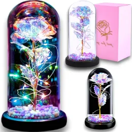 wieczna-roza-w-szkle-swiecaca-led-na-prezent-dzien-matki-sztuczne-kwiaty