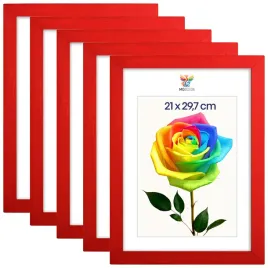 zestaw-5-szt-ramek-na-zdjecia-a4-21-x-297-cm-czerwonych-drewnianych
