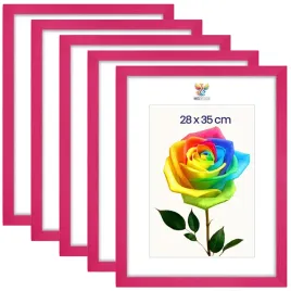 zestaw-5-szt-ramek-na-zdjecia-28-x-35-cm-rozowych-drewnianych