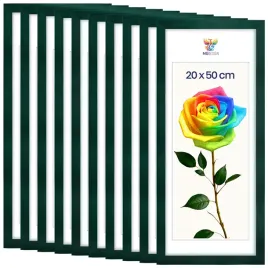zestaw-10-szt-ramek-na-zdjecia-20-x-50-cm-zielonych-drewnianych