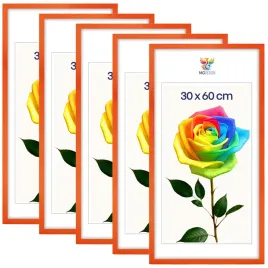 zestaw-5-szt-ramek-na-zdjecia-30-x-60-cm-pomaranczowych-drewnianych