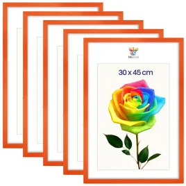 zestaw-5-szt-ramek-na-zdjecia-30-x-45-cm-pomaranczowych-drewnianych
