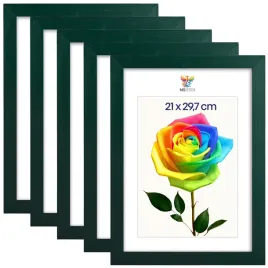 zestaw-5-szt-ramek-na-zdjecia-a4-21-x-297-cm-zielonych-drewnianych
