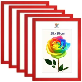 zestaw-5-szt-ramek-na-zdjecia-28-x-35-cm-czerwonych-drewnianych