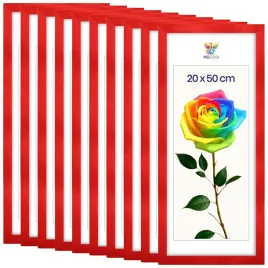zestaw-10-szt-ramek-na-zdjecia-20-x-50-cm-czerwonych-drewnianych