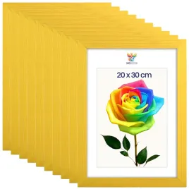 zestaw-10-szt-ramek-na-zdjecia-20-x-30-cm-zoltych-drewnianych