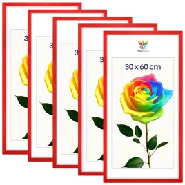 zestaw-5-szt-ramek-na-zdjecia-30-x-60-cm-czerwonych-drewnianych