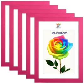 zestaw-5-szt-ramek-na-zdjecia-24-x-30-cm-rozowych-drewnianych