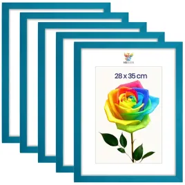 zestaw-5-szt-ramek-na-zdjecia-28-x-35-cm-turkusowych-drewnianych