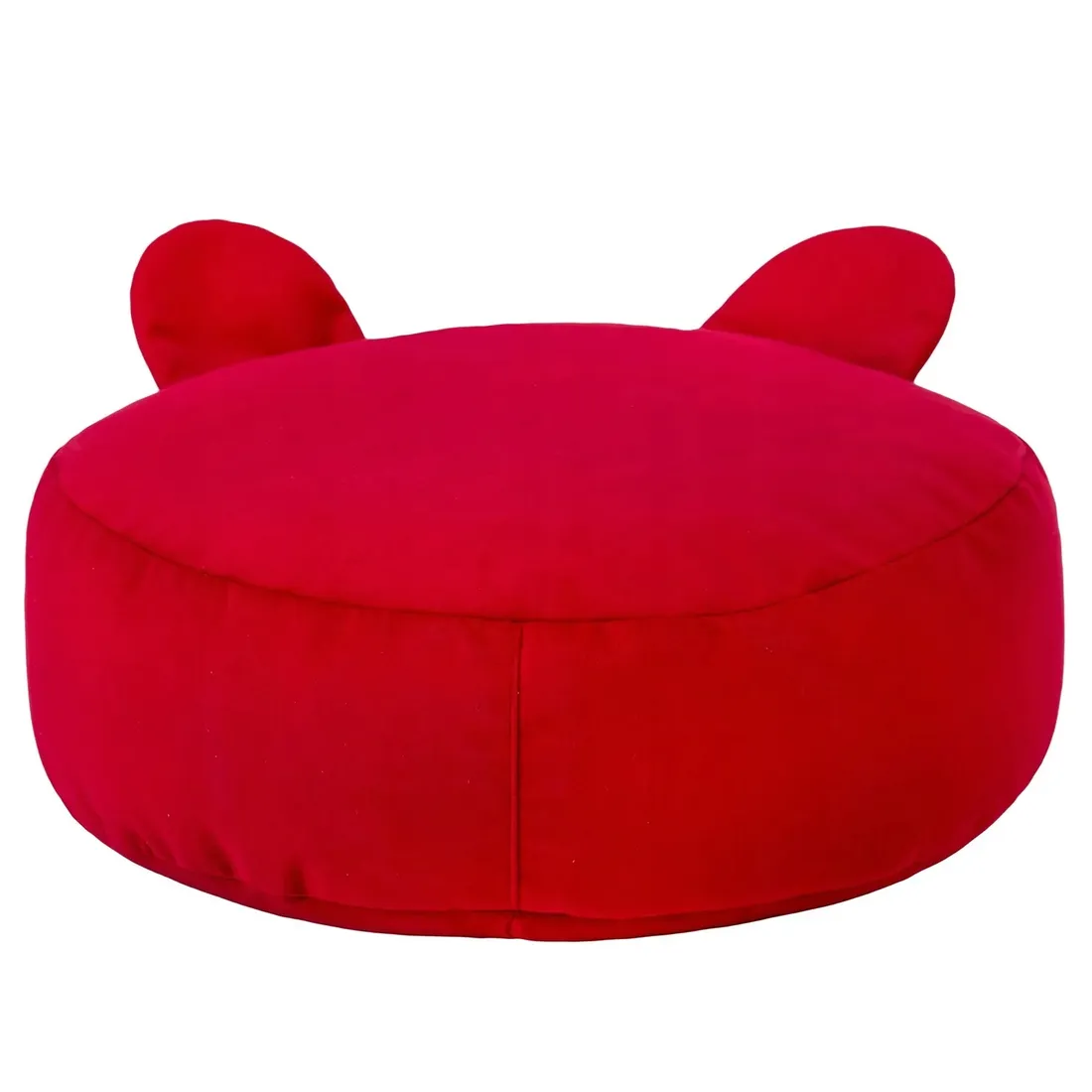 podnozek-pluszowy-ozdobny-teddy-pufa-czerwony