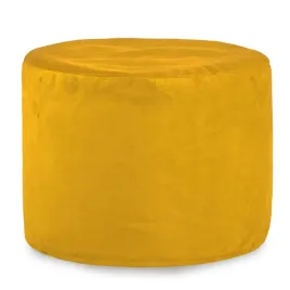 pufa-pluszowa-cilindro-fotel-musztardowy