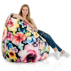 worek-sako-pufa-fotel-kwiaty-xxl