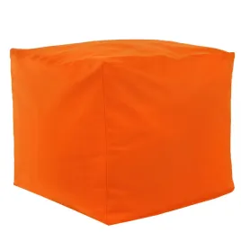 fotel-do-siedzenia-cubo-ekoskora-pufa-pomaranczowa