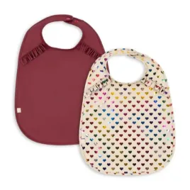 zestaw-2-sztuki-sliniakow-konges-slojd-dzieciecy-dla-dziewczynki