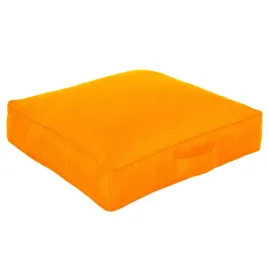 poducha-kwadratowa-ogrodowa-pufa-pomaranczowa