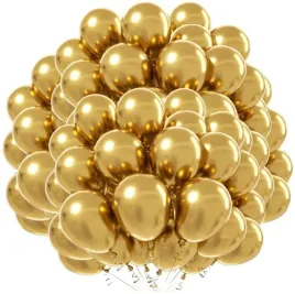 balony-zlote-chrom-metaliczne-balony-chromowane-zloto-wesele-komunia-100szt