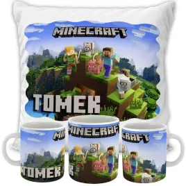 zestaw-poduszka-kubek-minecraft-imie-prezent