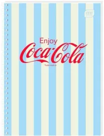 notes-spiralny-80-kartek-kratka-14x9-cm-coca-cola-interdruk-niebieskie-pasy
