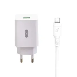 xo-ladowarka-sieciowa-1xusb-biala-kabel-micro-usb