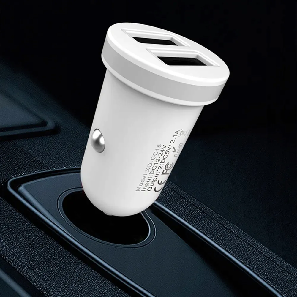 ladowark-samochod-2xusb-21a-biala-kabel-lightning