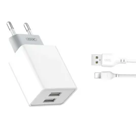 xo-ladowarka-2x-usb-24a-biala-kabel-lightning