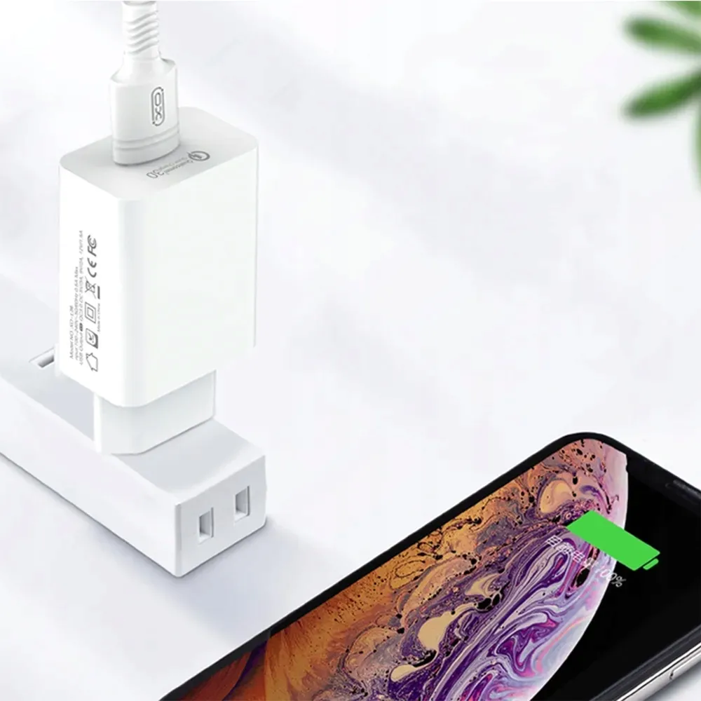 xo-ladowarka-1x-usb-biala-kabel-usb-c