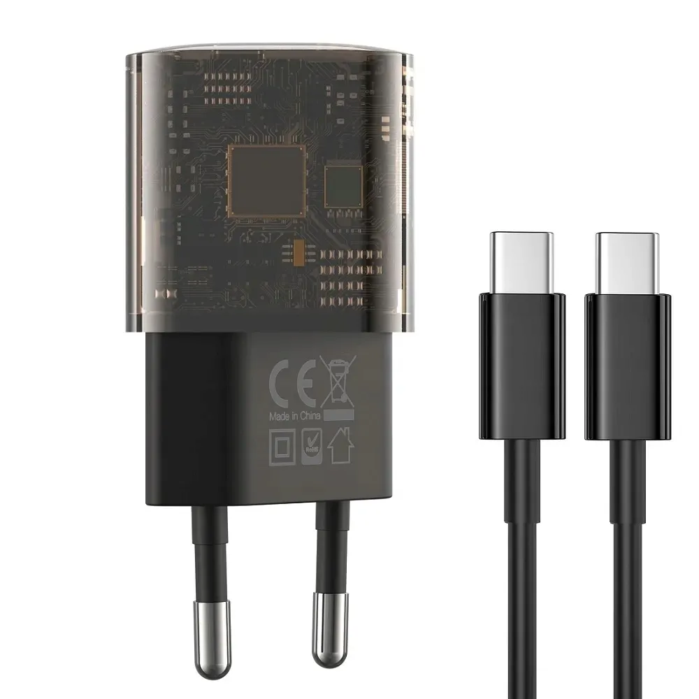 ladowarka-1x-usb-1xusb-c-dymiona-kabel-usb-c-usb-c