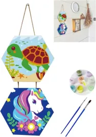 malowanie-po-numerach-zestaw-diy-z-farbkami-18x16cm-jednorozec-zolw-2szt