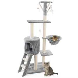 drapak-dla-kota-138-cm-jasnoszary-werdano-pets