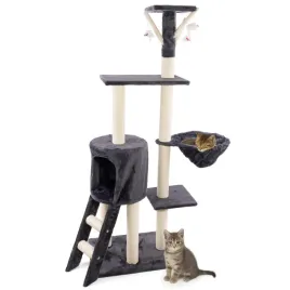 drapak-dla-kota-138-cm-ciemnoszary-werdano-pets