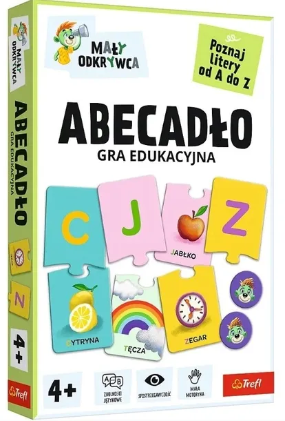 Gra Edukacyjna Abecadło, Mały Odkrywca Poznaj Litery