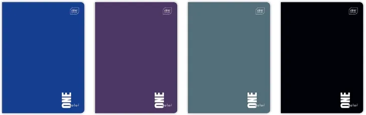 10 x Zeszyt A5 60 kartek w kratkę UV one color Interdruk