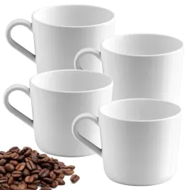 4x-elegancki-kubek-do-kawy-240-ml-bialy-porcelana