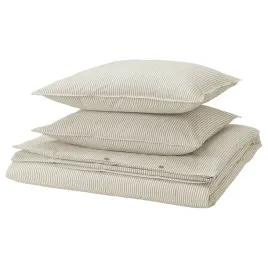posciel-200x200-cm-i-2-poszewki-50x60-cm-bialy-bezowy-paski-ikea-solfibbla