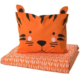 posciel-150x200cm-dla-dzieci-pomaranczowy-tygrys-ikea-natthager