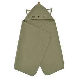 recznik-dla-dzieci-niemowlat-z-kapturem-zielony-kot-60x125-ikea-guldvavare