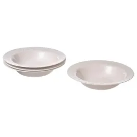 ikea-paradisisk-talerz-gleboki-kremowy-22-cm-4-szt