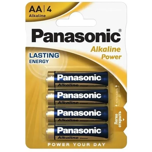 BATERIE BATERIA PANASONIC AA (R6) ALKAICZNA - 4szt