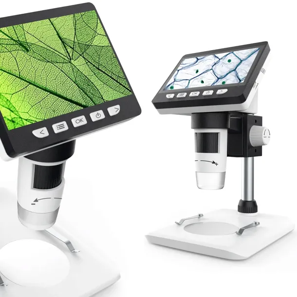 MIKROSKOP CYFROWY 1000x EKRAN LCD PC + KARTA PAMIĘCI microSD 32GB