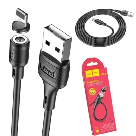 kabel-usb-lightning-8-pin-magnetyczny-x52-czarny