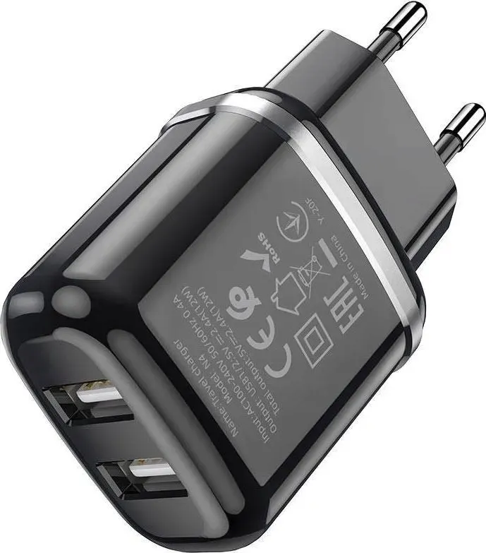 ladowarka-sieciowa-2xusb-kabel-micro-zestaw-czarny