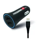 ladowarka-samochodowa-24a-2xusb-kabel-lightning-stan-nowy