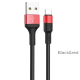 kabel-usb-iphone-lightning-x26-1m-czarno-czerwony-stan-nowy