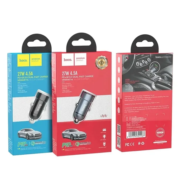 ladowarka-samochodowe-usb-c-usb-z32b-czarna-waga-z-opakowaniem-0-06-kg