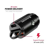 ladowarka-samochod-usb-c-super-charge-30w-czarna-stan-nowy