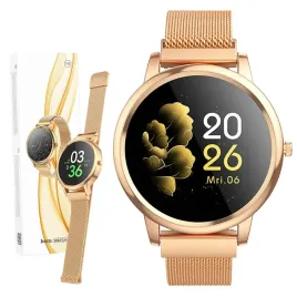 smartwatch-zegarek-elegancki-zloty-y8-rose-gold