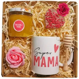 kubek-dzien-matki-super-mama-zestaw-miod-prezent