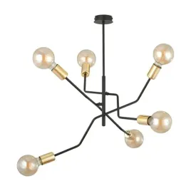 lampa-wiszaca-czarno-zlota-6xe27-giro-orno