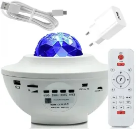 lampka-projektor-gwiazd-led-bluetooth-usb-bialy