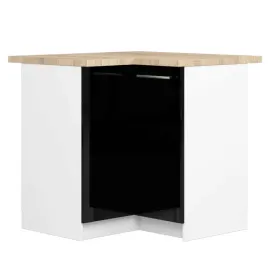 szafka-kuchenna-narozna-z-blatem-oliwia-90x90-cm-duza-biala-czarny-polysk